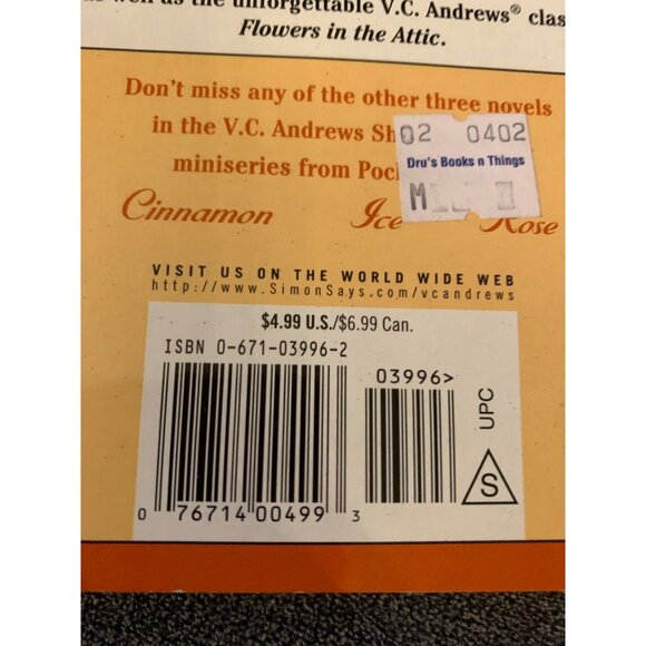 V.C. Andrews "Shooting Stars: Honey" Paperback Book - Picture 3 of 5